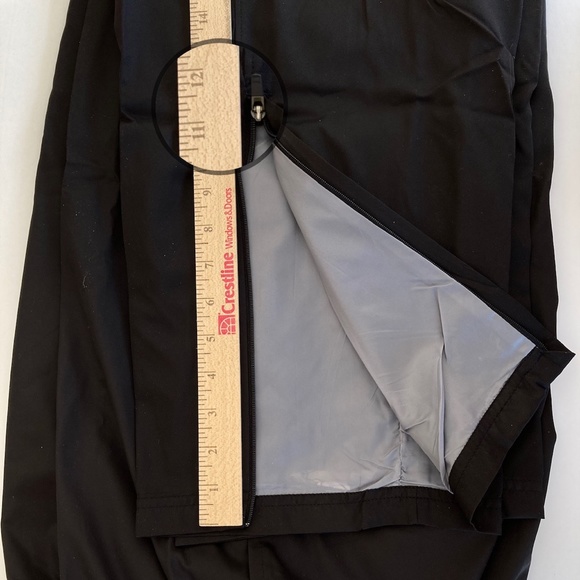 Tonix Black Water/Wind Resistant Sports Athletic Warm Up Pant Bolt 1088 Sz L - Picture 14 of 15